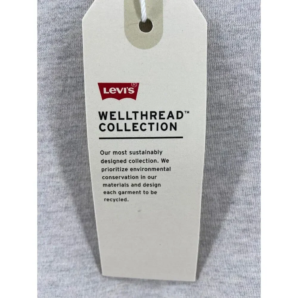 NWT LEVI'S T-shirt Mens XL Levi Strauss Logo Cotton Well‎ Thread Collection